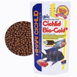 Hikari Cichlid Bio Gold+ MINI 57g / 250g - Food for Carnivorous Cichlids and Tropical Fish