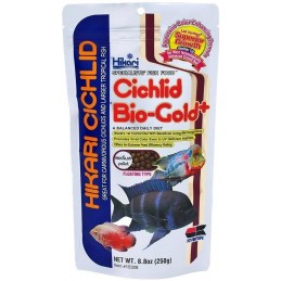 Hikari Cichlid Bio Gold+ MEDIUM 250g - Mięsożerne Pielęgnice, Ryby Tropikalne
