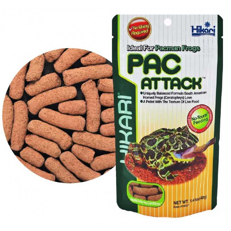 HIKARI Pac Attack Frog 40g - Food for Horned, Pacman Frogs, Ceratophrys