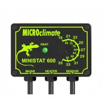 Microclimate Ministat 600W - Termostat ON/OFF do terrarium Czarny