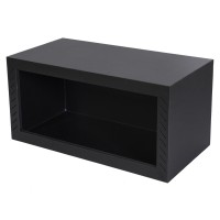 Terrarium PCV dla Gekona Lamparciego 80x40x40cm  CZARNE