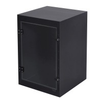 PVC Terrarium for Crested Gecko  40x40x60cm - BLACK