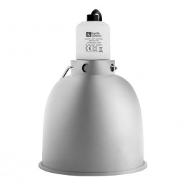 Reptile Systems Ceramic Clamp Lamp Silver SMALL 75W Gwint E27