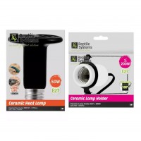 Ceramic Heat Lamp for Bearded Dragons - Heat Island 50W
