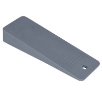 Klin zabezpieczający do szyb przesuwnych w terrarium szary