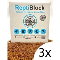 3 pack of reptiblock coconut fiber